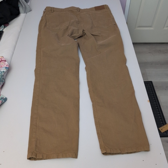 Orvis Men's Tan Chinos 5 Pocket Waist 40 - Picture 1 of 7